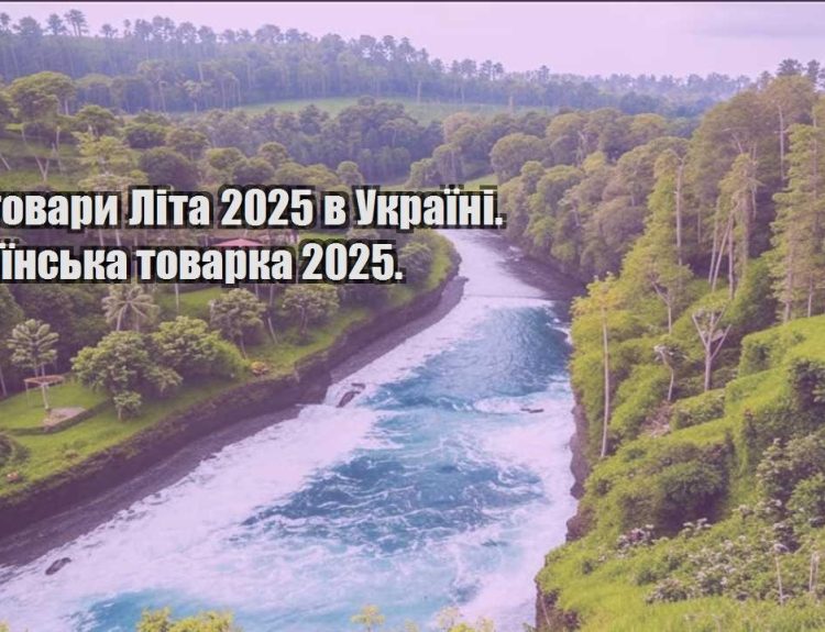 top tovary lita 2025 v ukrayini. ukrayinska tovarka 2025