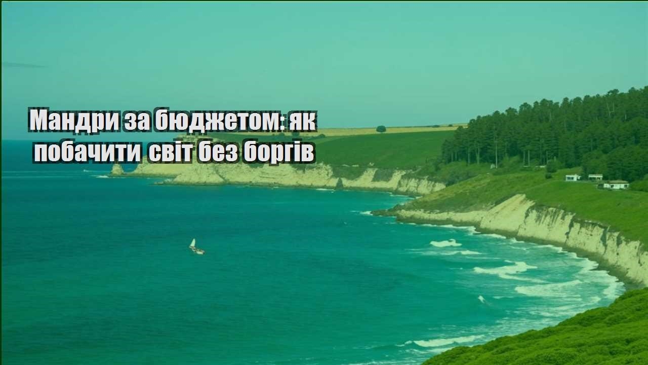 mandry za byudzhetom yak pobachyty svit bez borgiv
