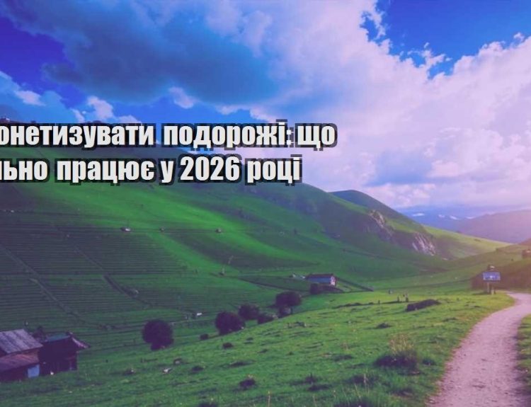 yak monetyzuvaty podorozhi shho realno praczyuye u 2026 roczi