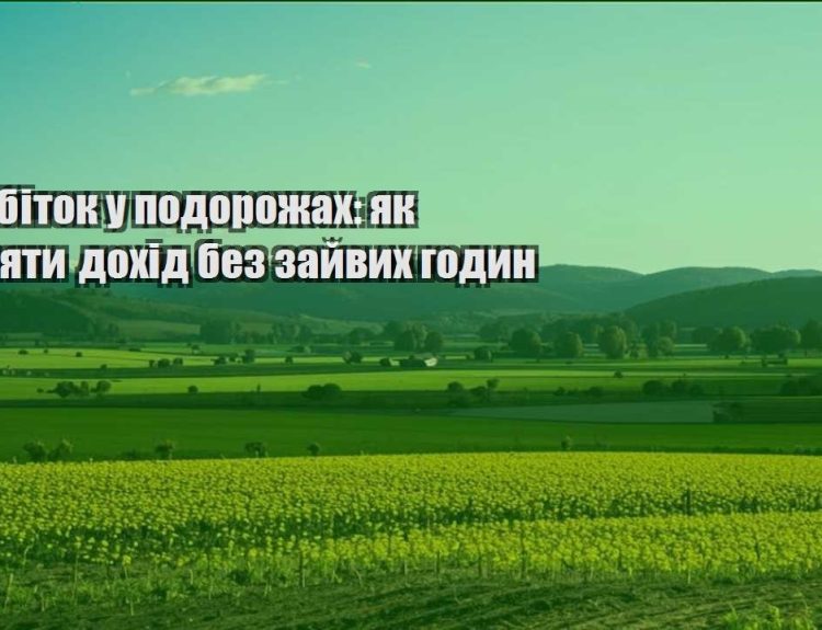 zarobitok u podorozhah yak pidnyaty dohid bez zajvyh godyn