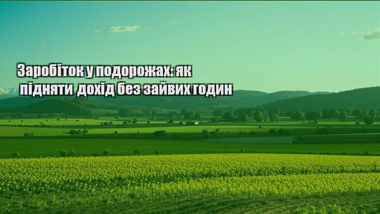 zarobitok u podorozhah yak pidnyaty dohid bez zajvyh godyn