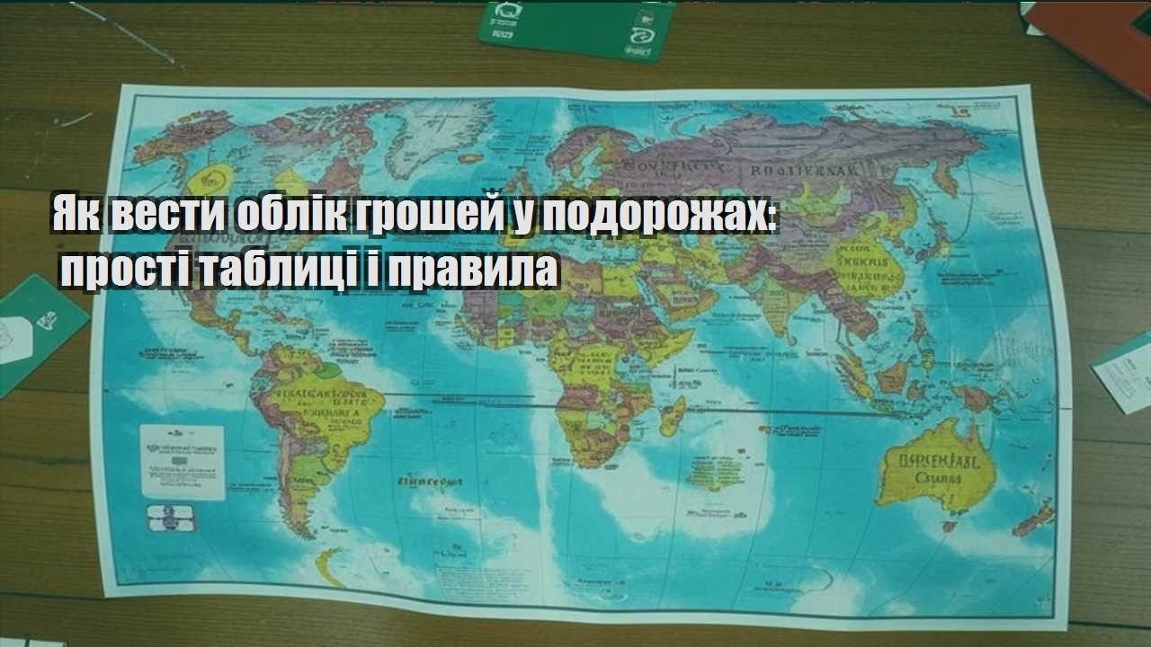 yak vesty oblik groshej u podorozhah prosti tablyczi i pravyla