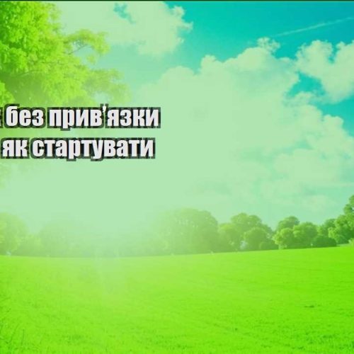 zarobitok bez pryvyazky do misczya yak startuvaty