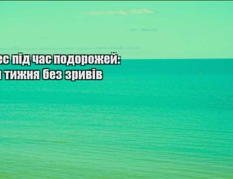 biznes pid chas podorozhej plan tyzhnya bez zryviv